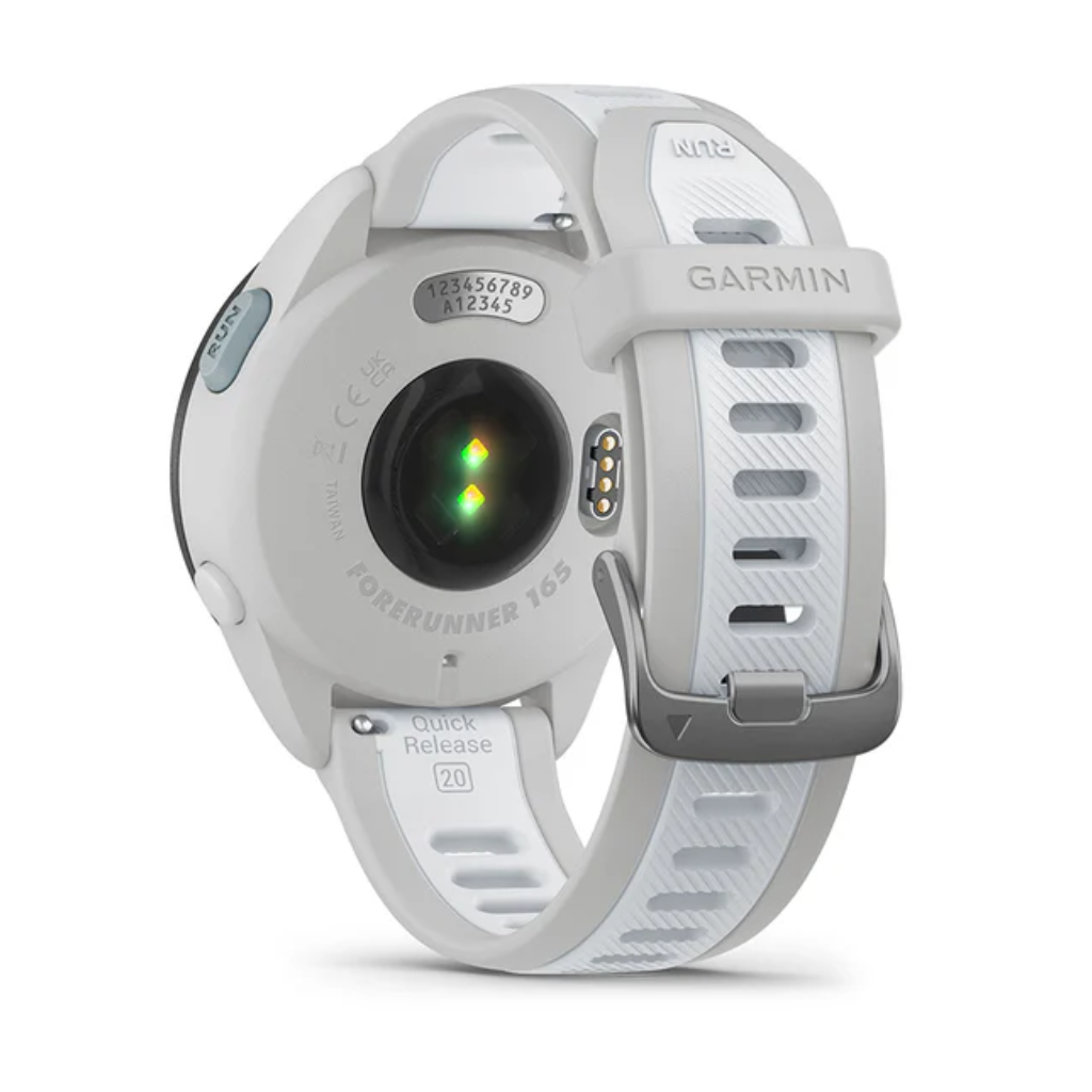 GARMIN FORERUNNER® 165 Watch | Mist Grey/Whitestone | The Run Hub