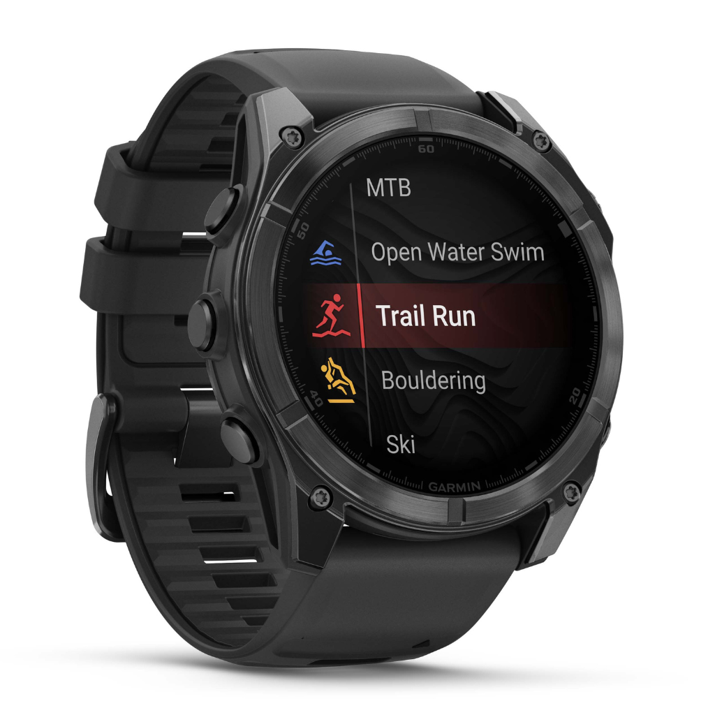 GARMIN fēnix® 8 51mm Watch AMOLED Glass/SS, Slate Gray Steel/Black | 010-02905-00 | The Run Hub