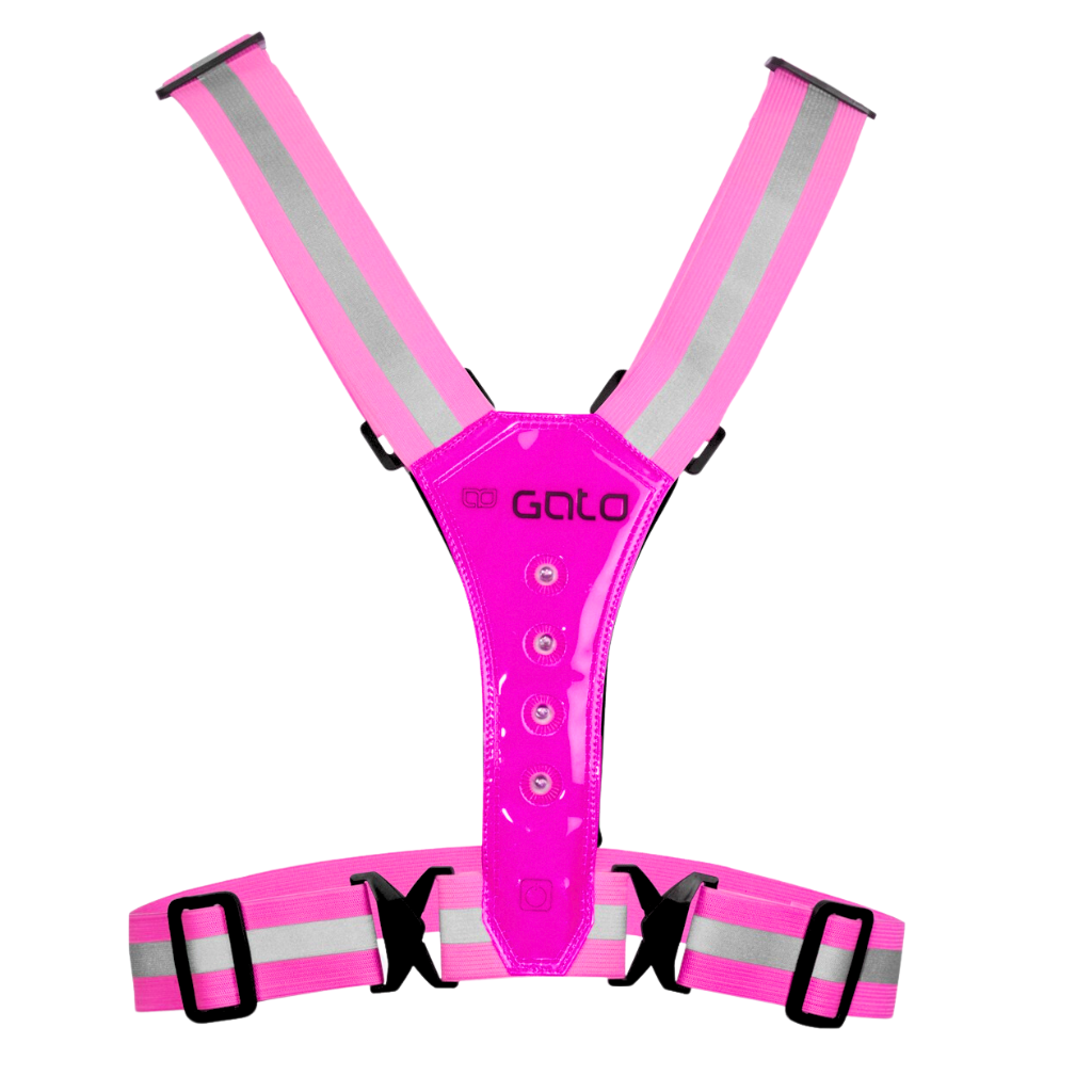 GATO Gato LED Safer Sport Vest | O/S Hot Pink | The Run Hub