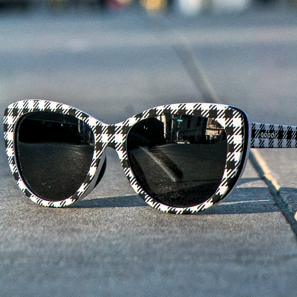 GOODR Gingham Is Sooo Last Season | Gingham Cat-eye Sunglasses | The Run Hub