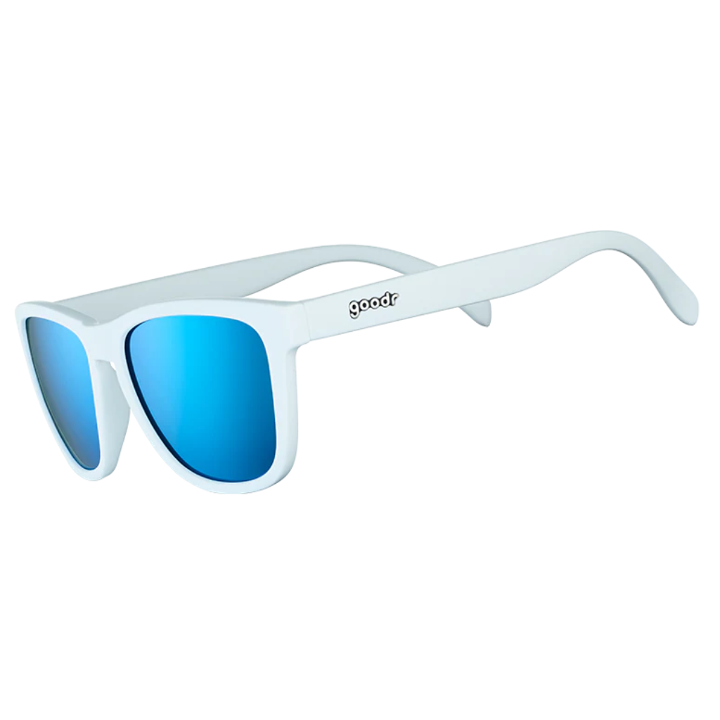 GOODR Iced By Yetis | White Blue Sunglasses | The Run Hub