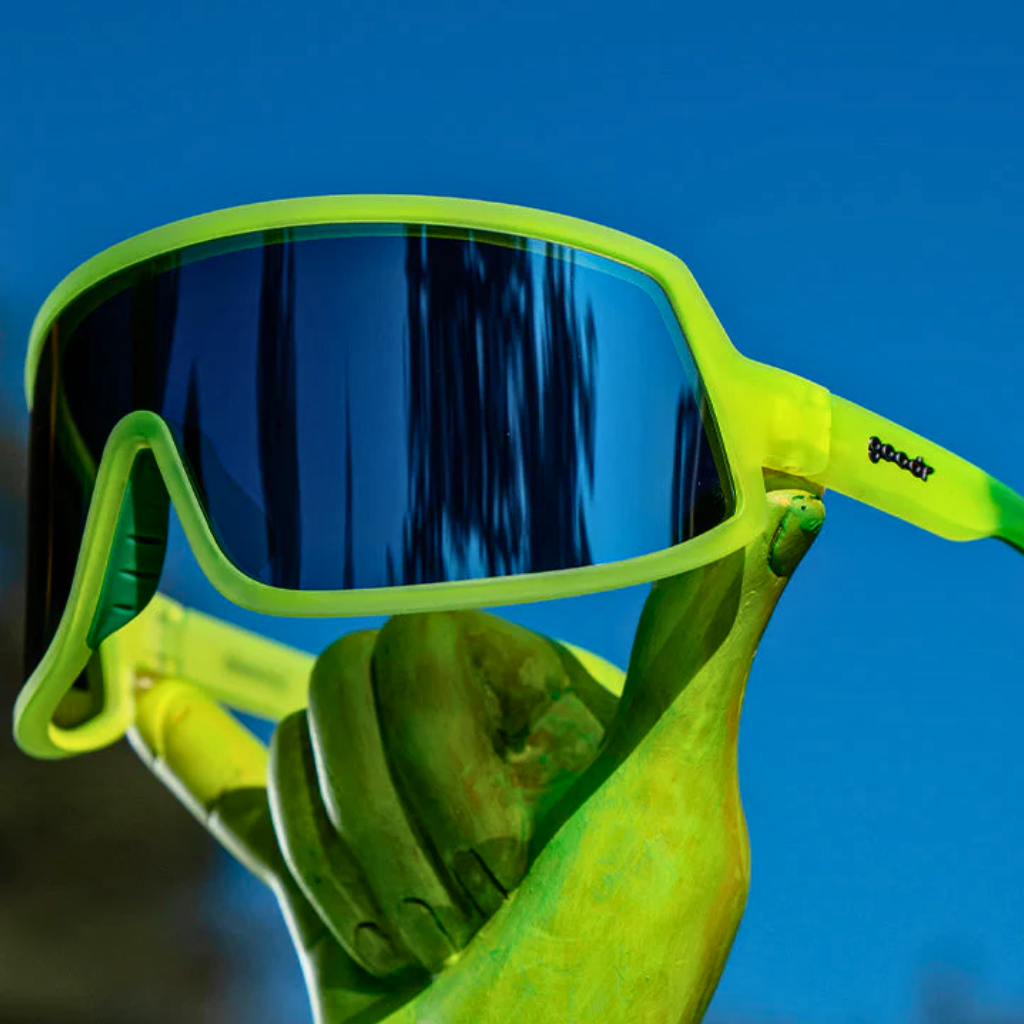 GOODR Nuclear Gnar | Neon Green Wraparound Sunglasses | The Run Hub 