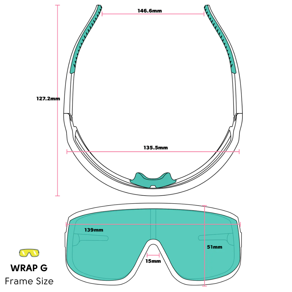 WRAP G Frame SIze Guide