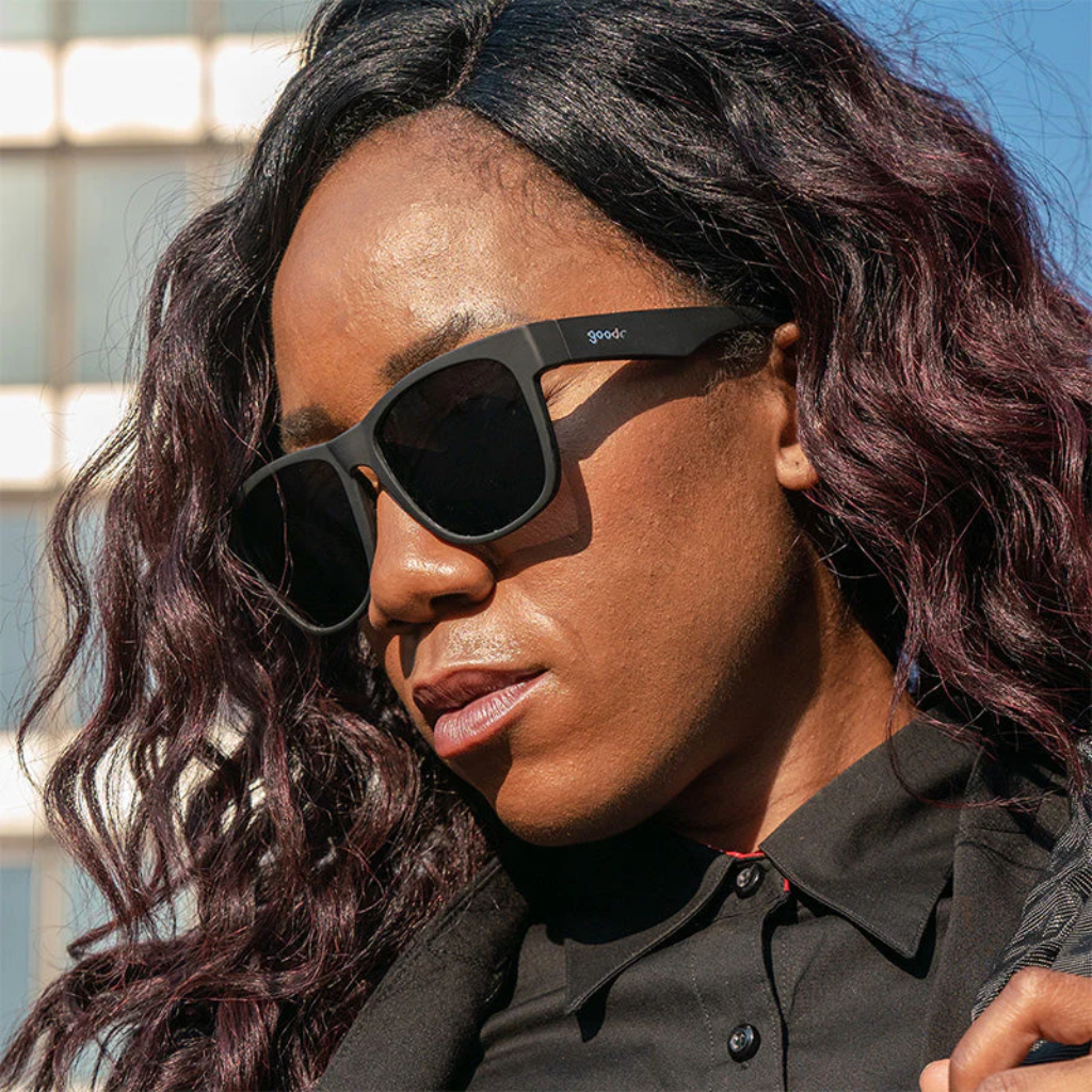 Goodr Hooked On Onyx Large Black Sunglasses The Run Hub