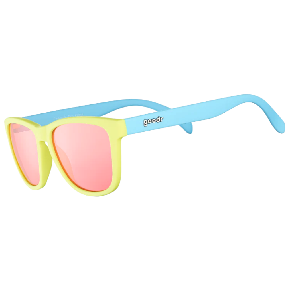 GOODR Pineapple Painkillers | Multi Coloured Contrast Wayfarer Sunglasses | The Run Hub