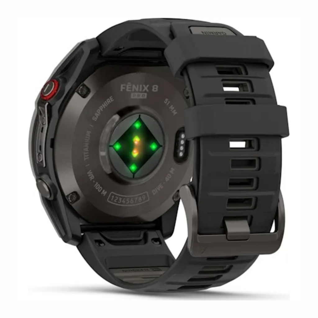 Garmin Fenix 8 Pro 51mm AMOLED | Sapphire, Carbon Grey & Black/Pebble Grey | The Run Hub