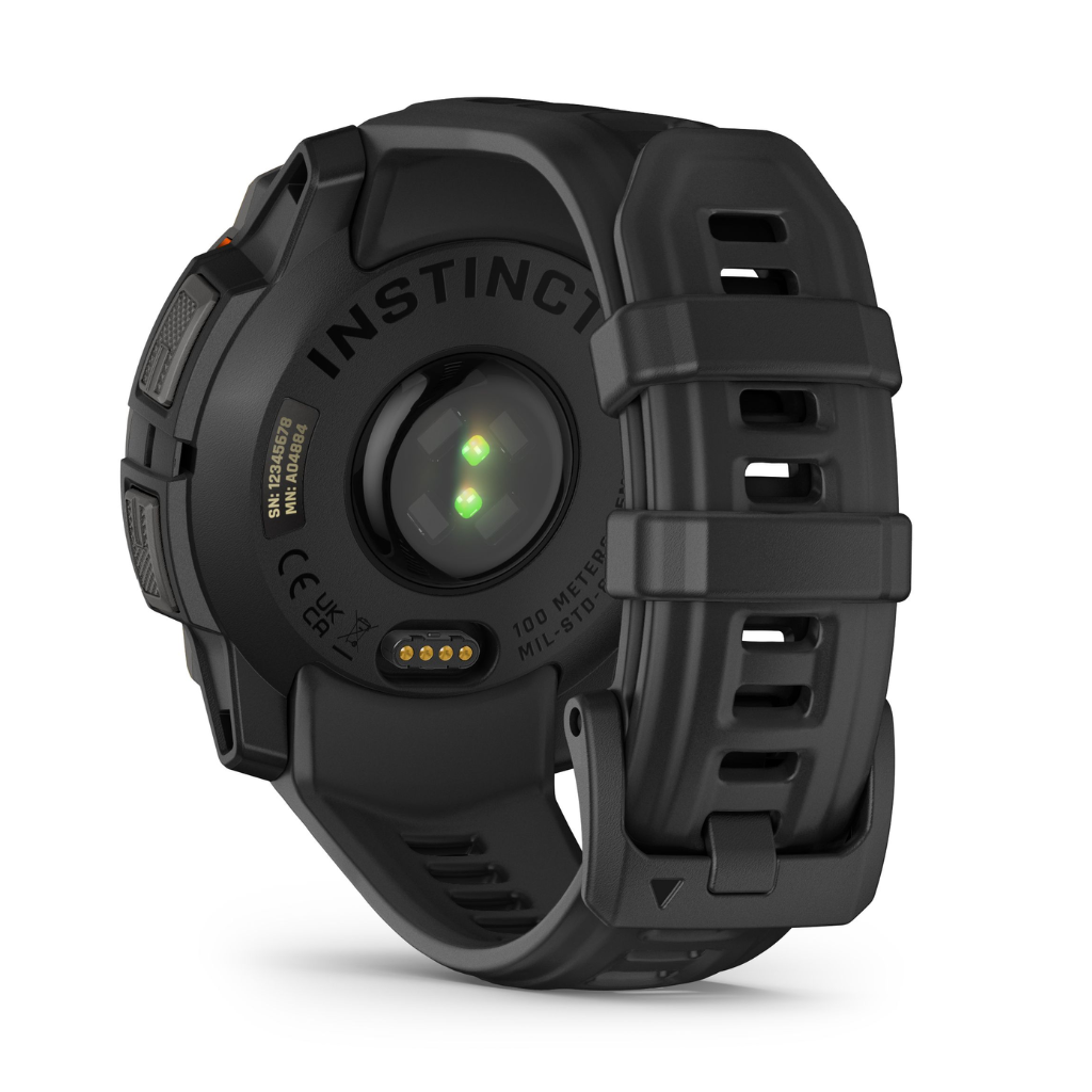 Garmin Instinct 3 Solar 45m - Black with black band | The Run Hub