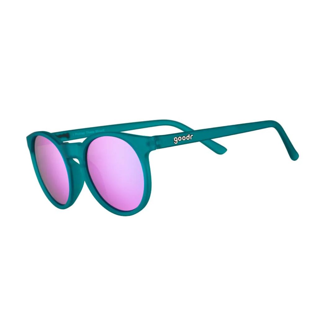 GOODR I Pickled These Myself | Teal Purple Round Sunglasses | The Run Hub