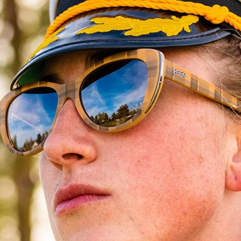 Goodr Captain Ashley's Mulligan | Plaid Sunglasses | The Run Hub