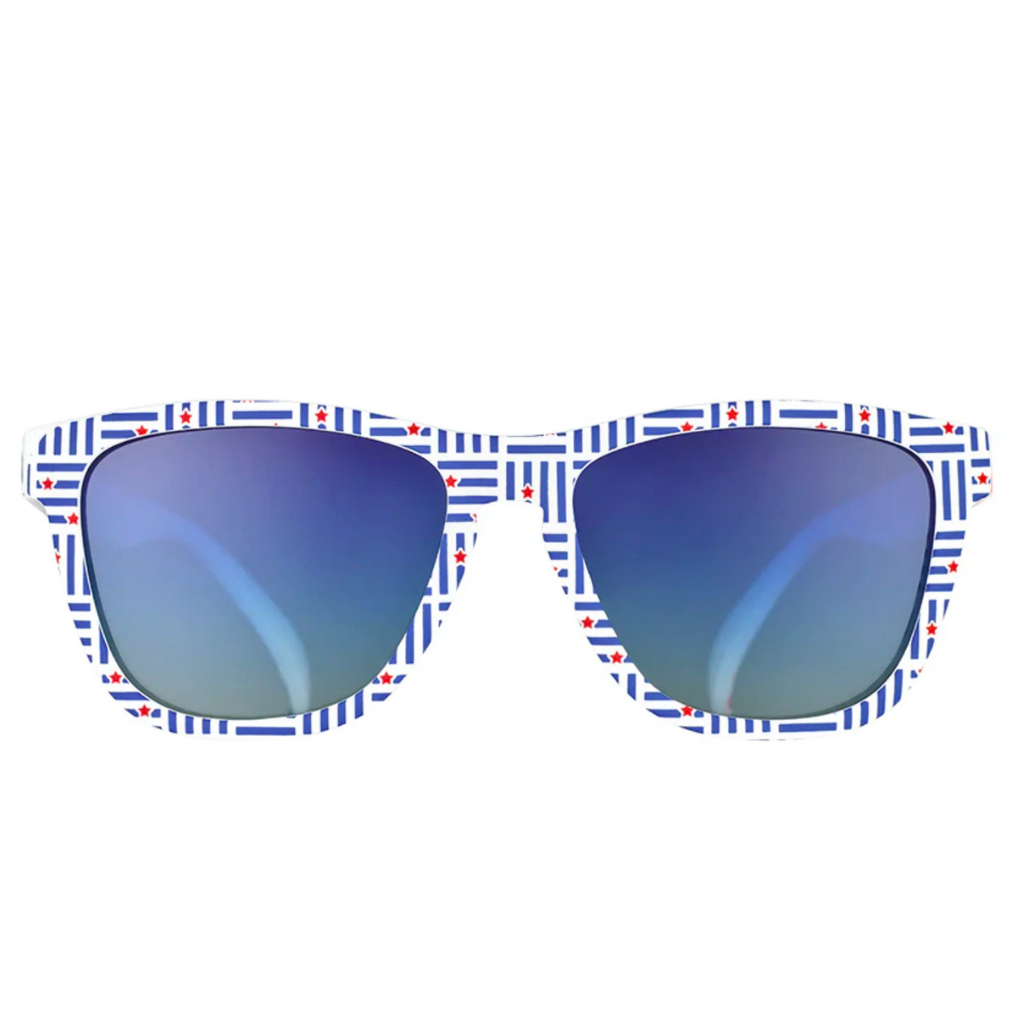 Goodr Founding Father Issues | Red White Blue Sunglasses | The Run Hub