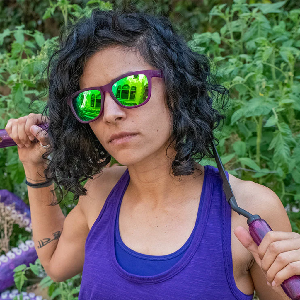 Goodr Gardening With a Kraken | Purple Polarized Sunglasses | The Run Hub