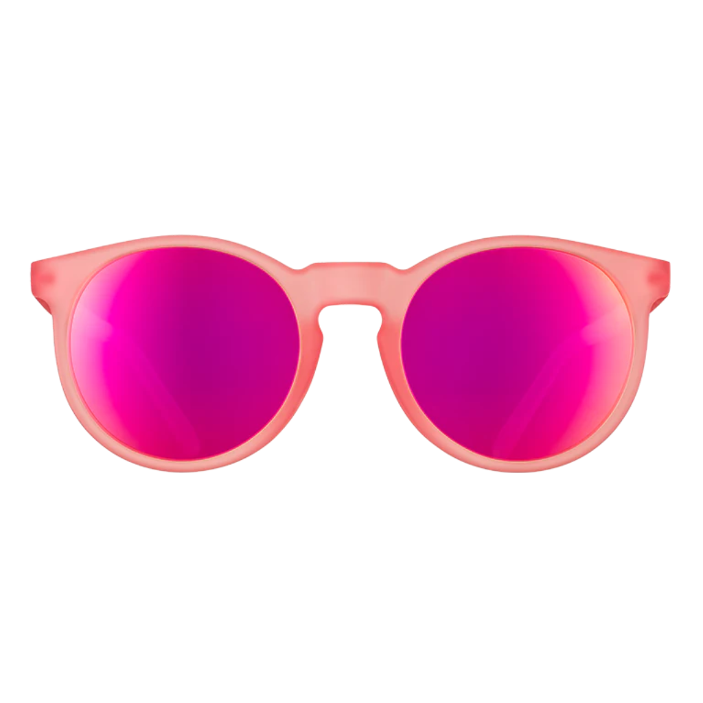 Goodr Influencers Pay Double | Round Pink Sunglasses | The Run Hub