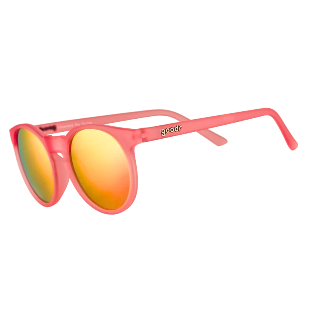 Goodr Influencers Pay Double | Round Pink Sunglasses | The Run Hub