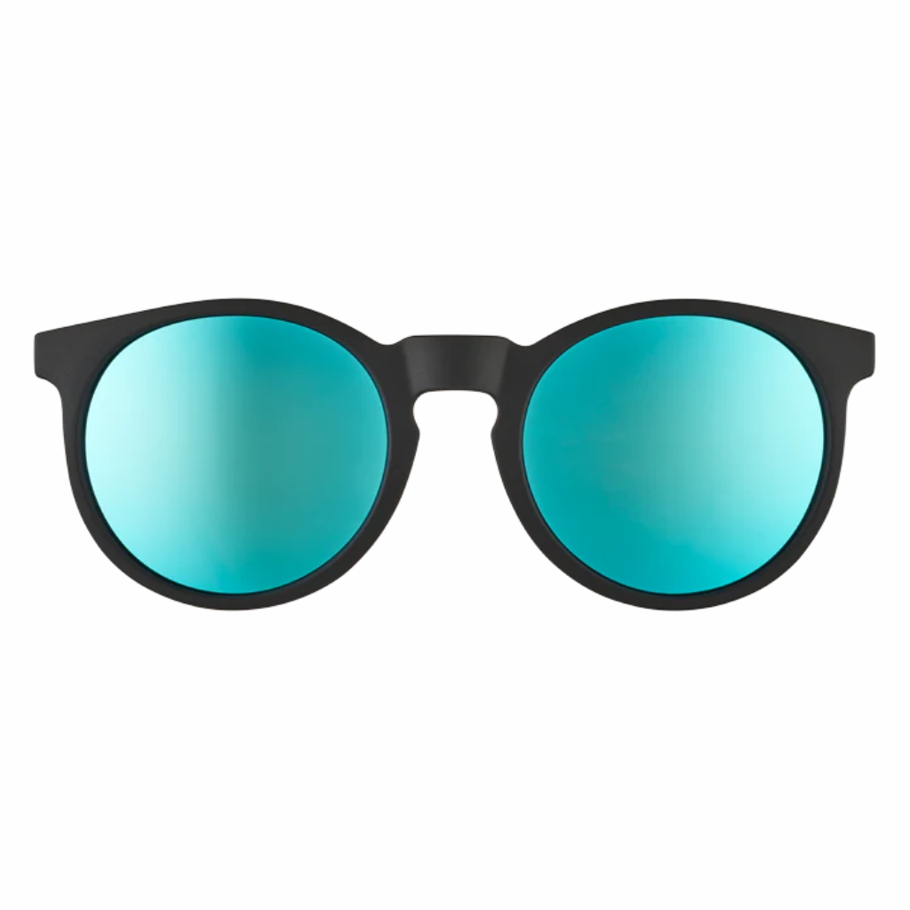 Goodr Midnight Ramble at the Circle Bar | Round Blue Snuglasses | The Run Hub