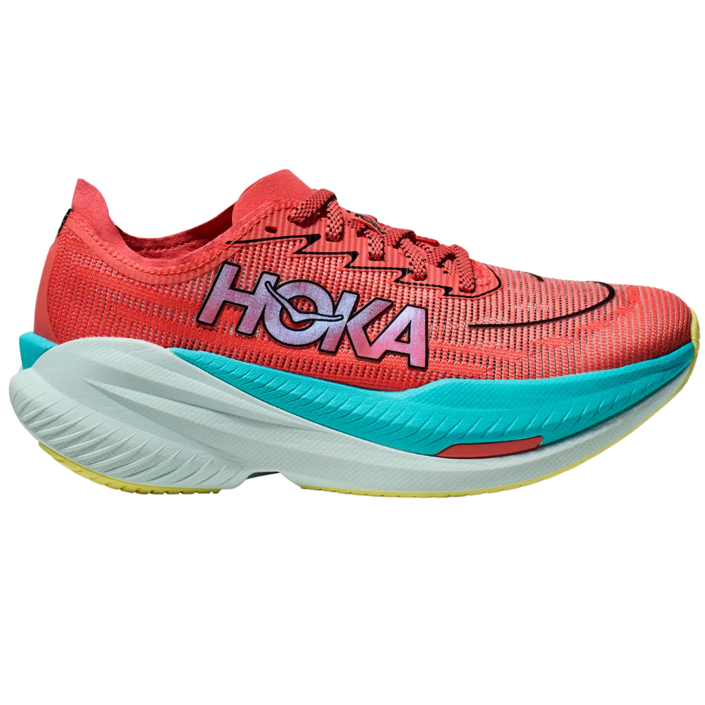 HOKA Mach X 2 Women's Running Shoe | GRAPEFRUIT / ELECTRIC CORAL | The Run Hub