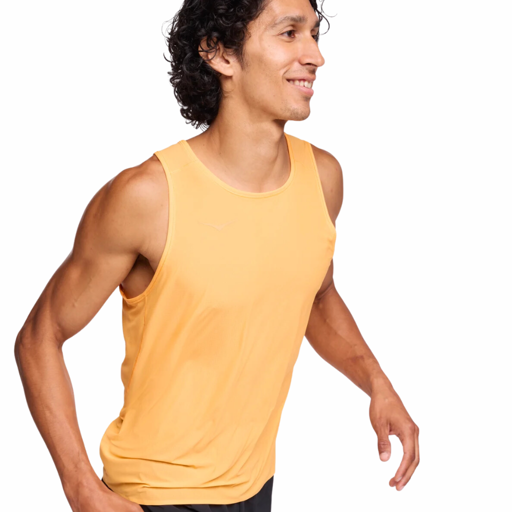 HOKA Men's Airolite Run Tank Top | Solar Flare | 1151070-SLRFL | The Run Hub