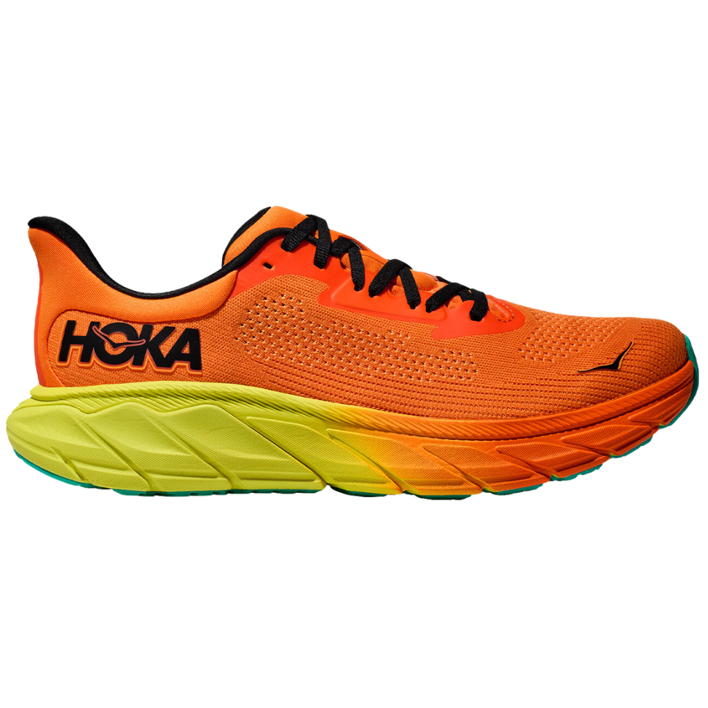 HOKA Men's Arahi 7 Support Running Shoes | Electric Tangerine | 1147850-EGR | The Run Hub