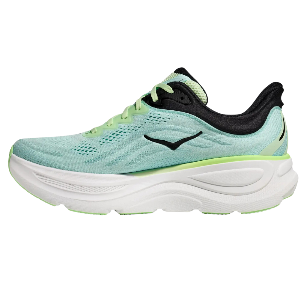 HOKA Men's Bondi 9 Neutral Running Shoe | luna moth / blue spark | 1162011-LNMT | The Run Hub