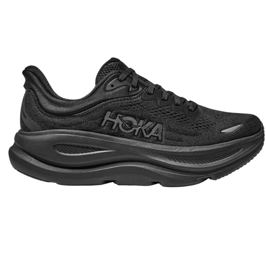 HOKA Men's Bondi 9 Neutral Running Shoe | BLACK/BLACK | 1162011-BBLC | The Run Hub