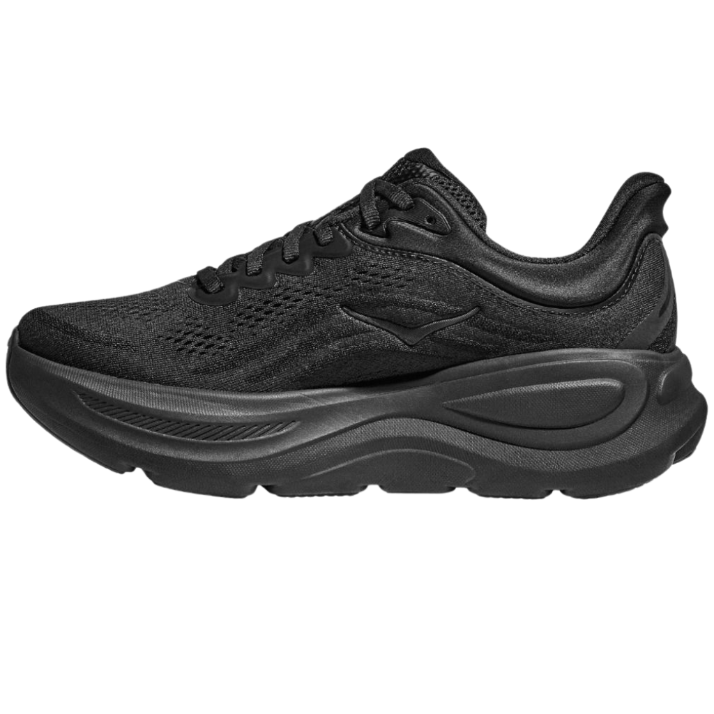 HOKA Men's Bondi Neutral Running Shoe Black The Run Hub