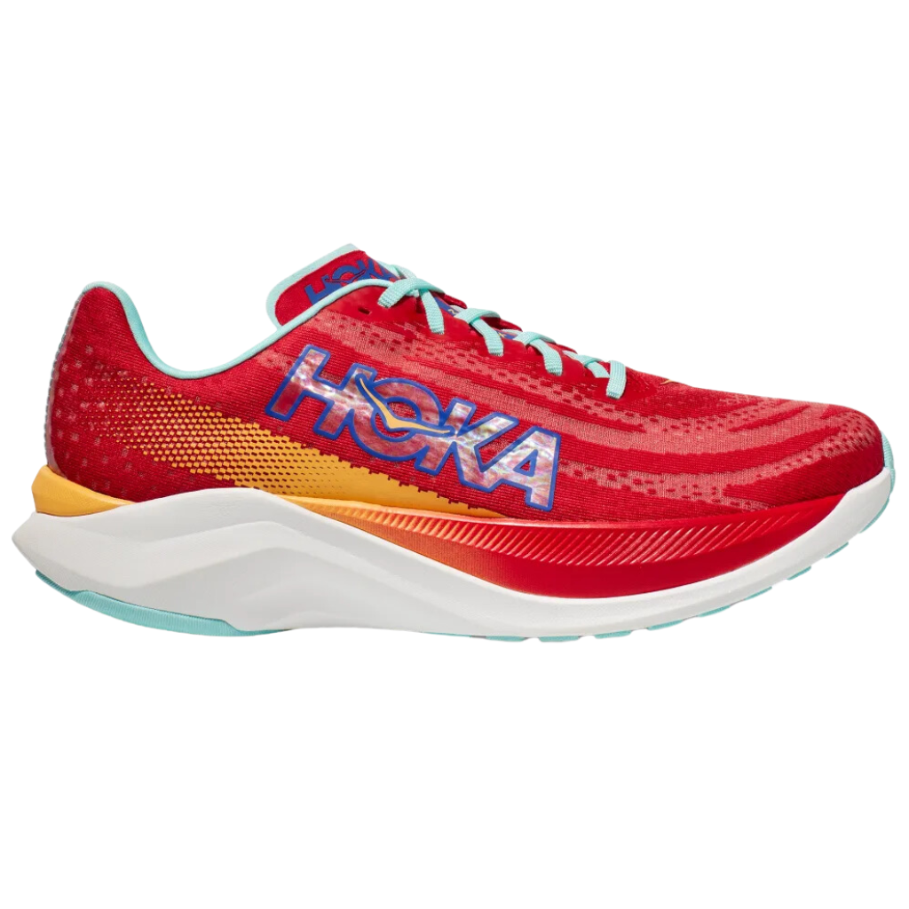 HOKA Men's Mach X Neutral Running Shoe| Cerise / Cloudless | 1141450-CRSCL | The Run Hub