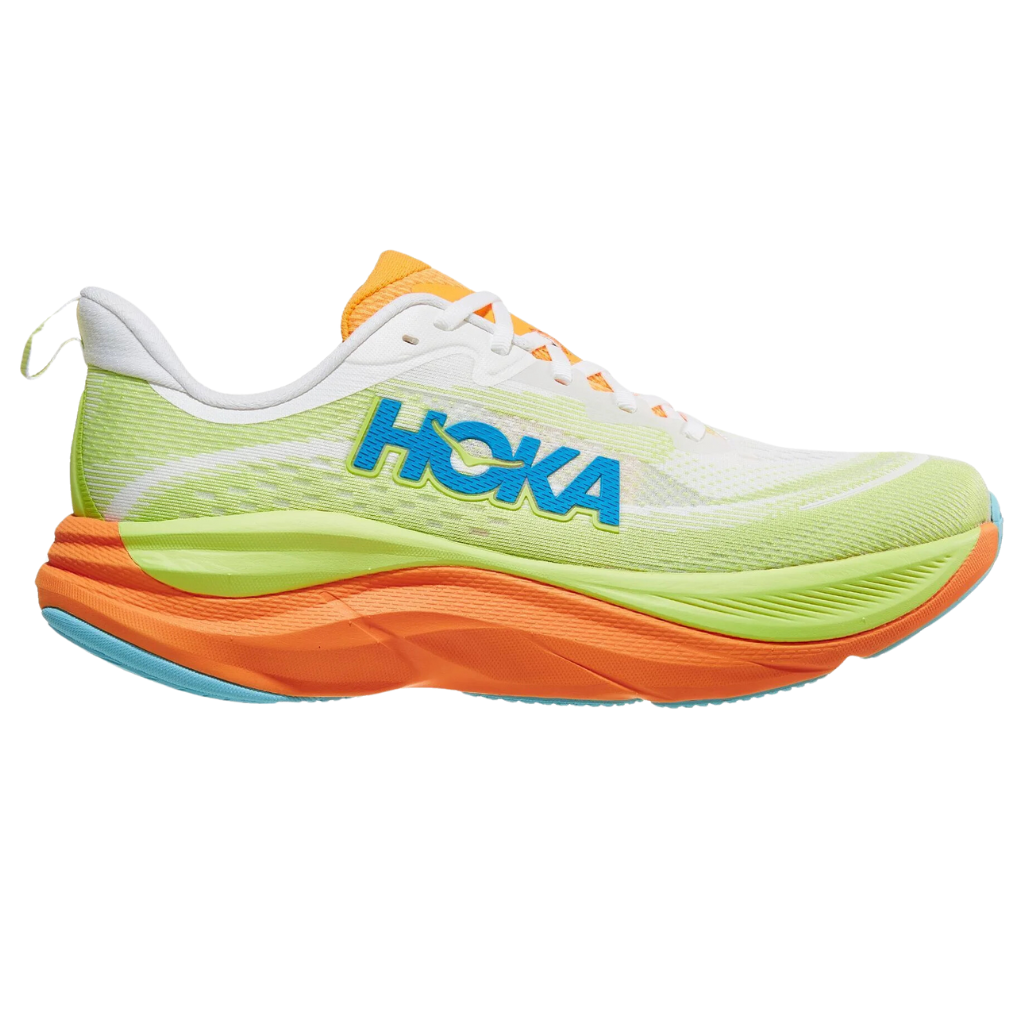 HOKA Men's Skyflow Neutral Running Shoe | Frost/Solar Flare | 1155111-FSTS | The Run Hub
