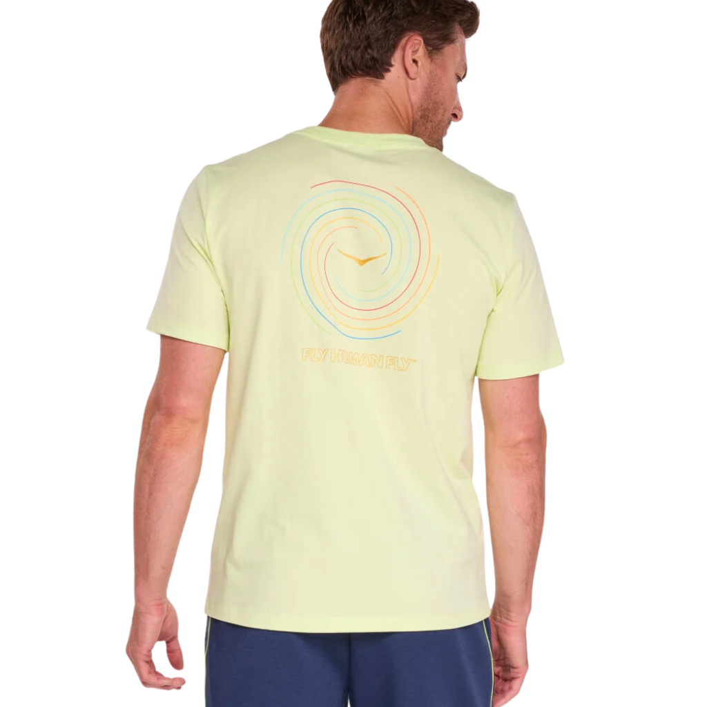 HOKA Men's Team HOKA Graphic Tee | Celery Juice | 1158055-CYJ |The Run Hub