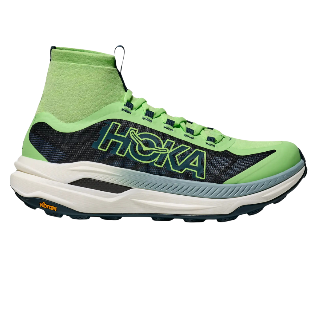 HOKA Men's Tecton X 3 Trail Racing Shoe | tart apple / blue twilight | 1155112-TTW | The Run Hub