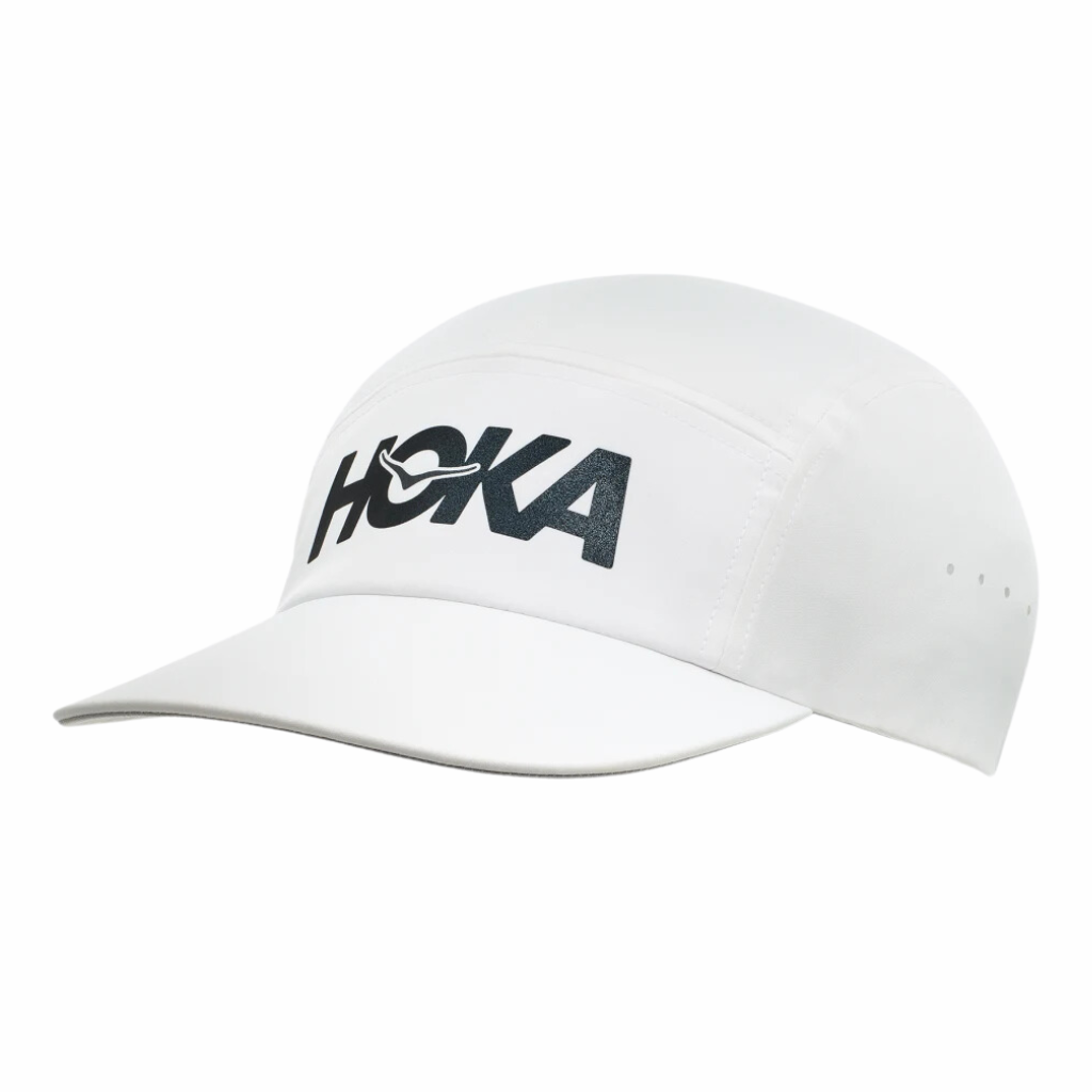 HOKA Performance Hat Unisex | White | 1117092-WNT | The Run Hub