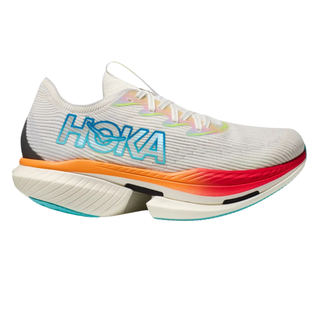 HOKA Unisex Cielo X1 Racing Shoe | Frost / Cerise | 1147910-FSTC | The Run Hub