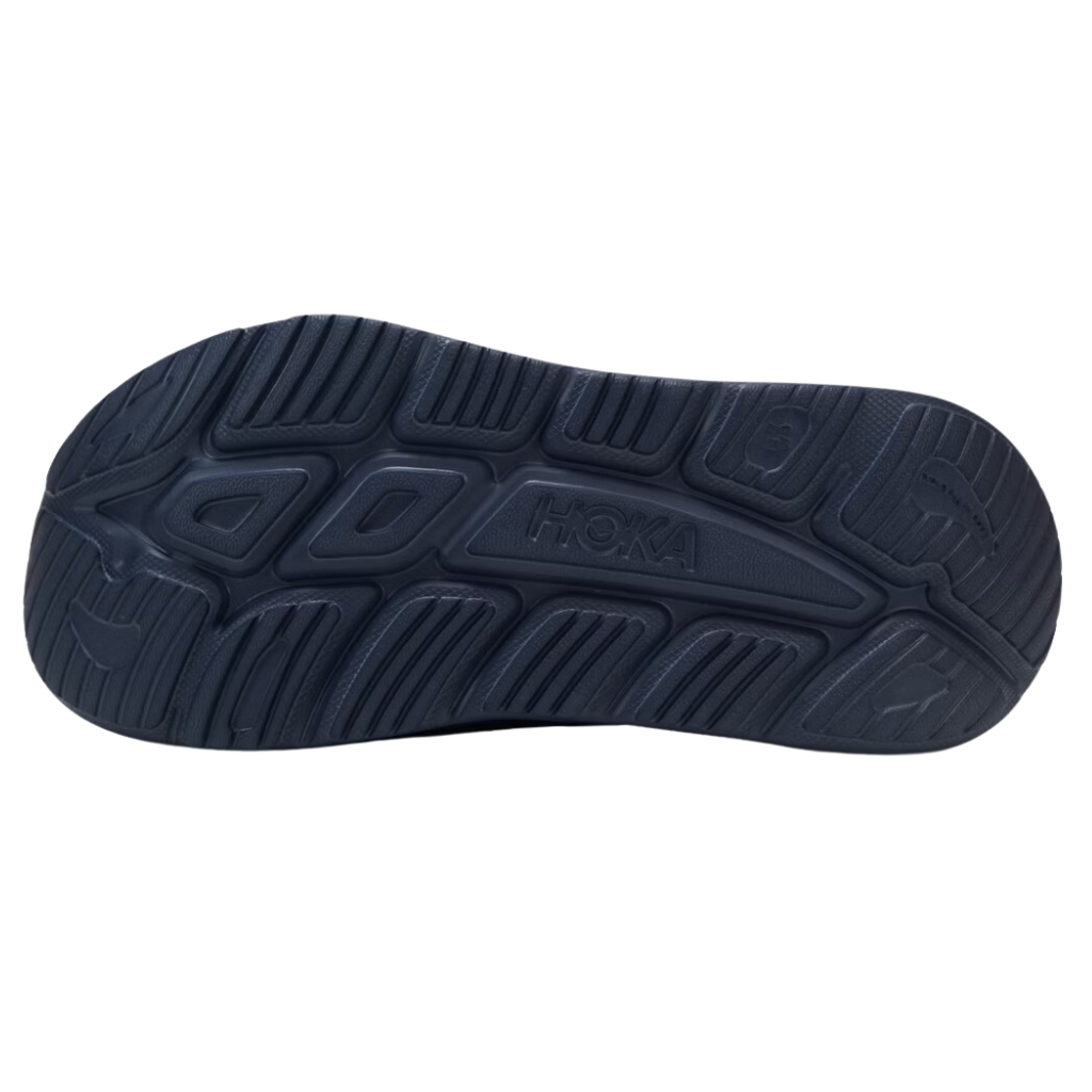 HOKA Unisex Ora Athletic Slide | Varsity Navy/White | 1155154-VYN | The Run Hub