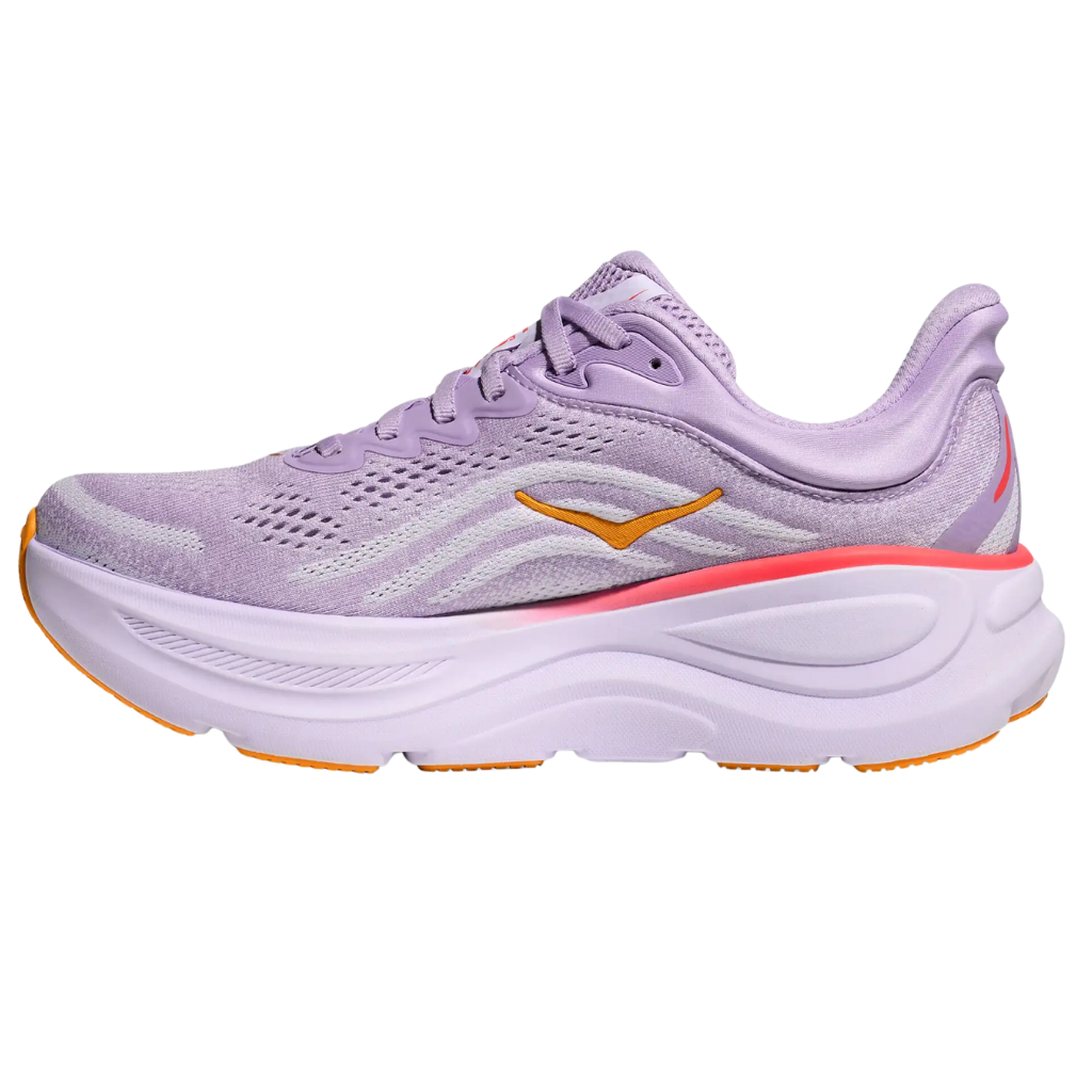 HOKA Women's Bondi 9 Neutral Running Shoe | aster flower / starlight glow | 1162012-AGH | The Run Hub