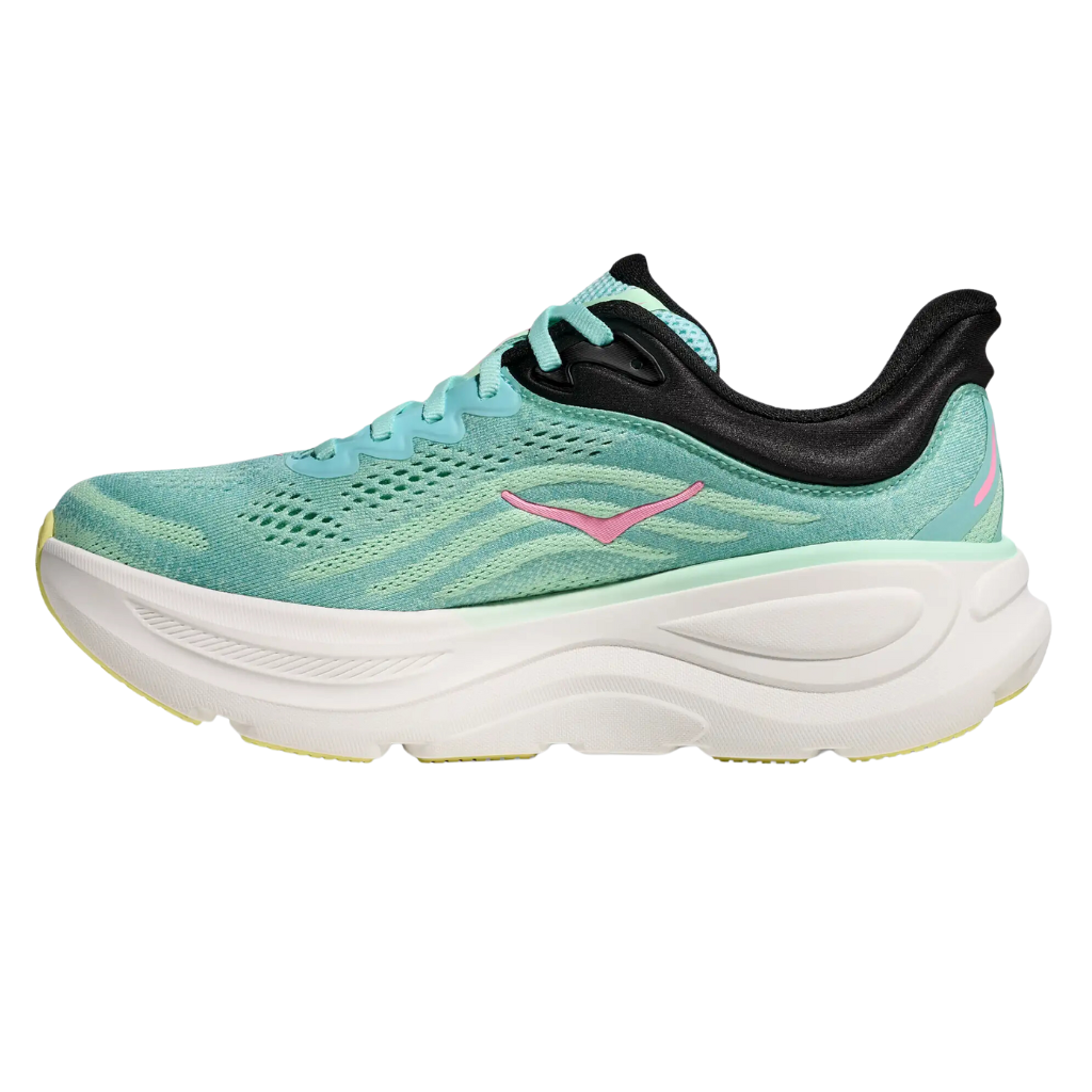 HOKA Women's Bondi 9 Neutral Running Shoe | blue spark / mint fluorite | 1162012-BTF | The Run Hub