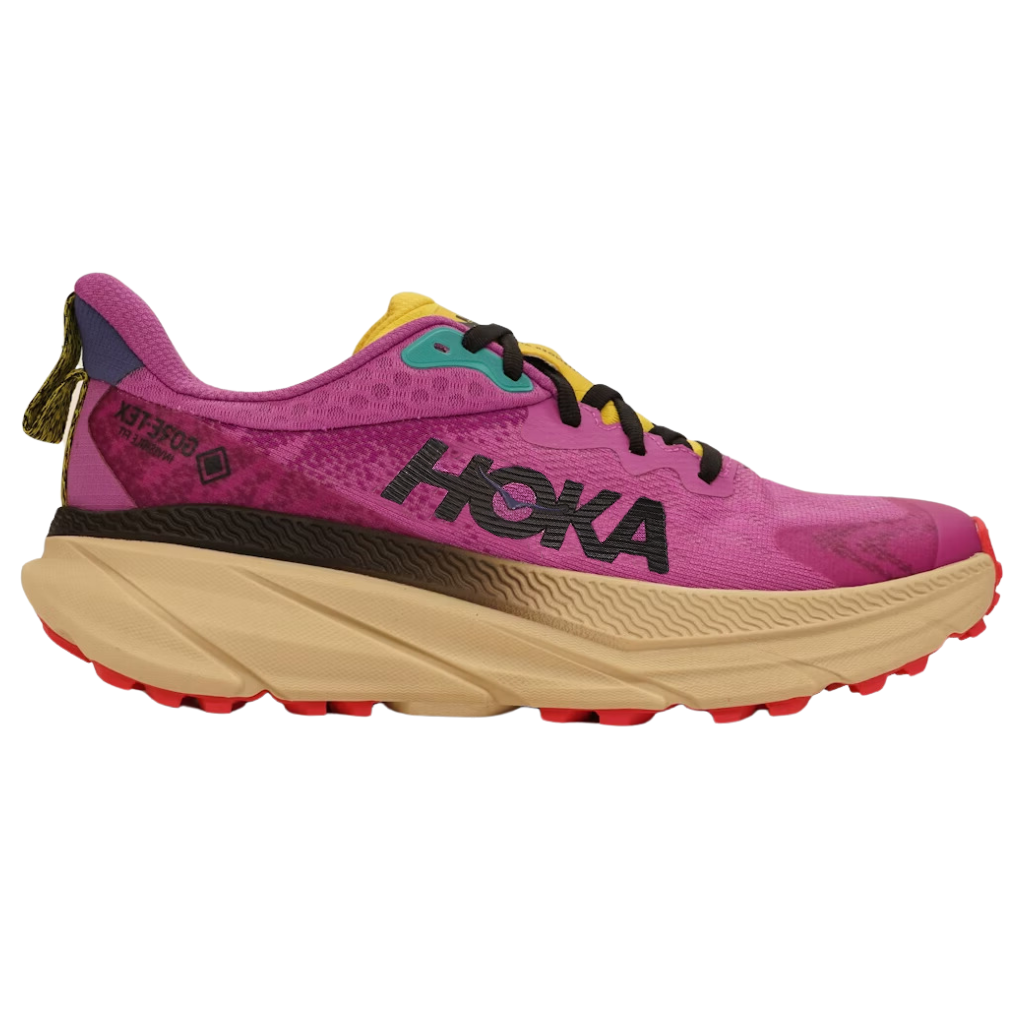 HOKA Women's Challenger ATR 7 GTX Trail Running Shoe | SUPERBLOOM / OATMEAL | 1134502F-SBLM | The Run Hub