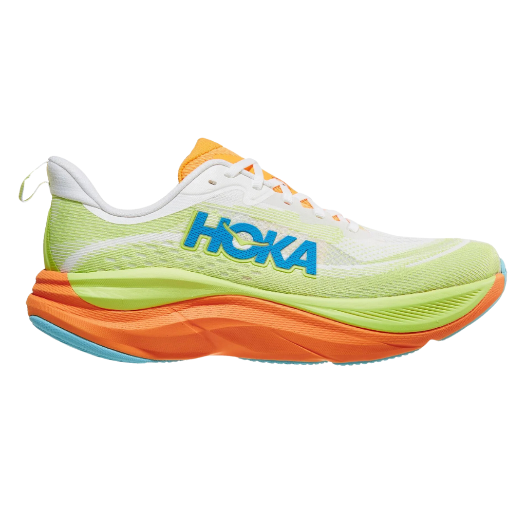 HOKA Women's Skyflow Neutral Running Shoe | Frost/Solar Flare | 1155113-FSTS | The Run Hub