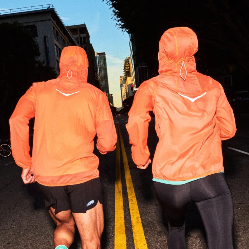 HOKA Women's Skyflow Viz Jacket | Electric Tangerine | 1156114-ETN | The Run Hub