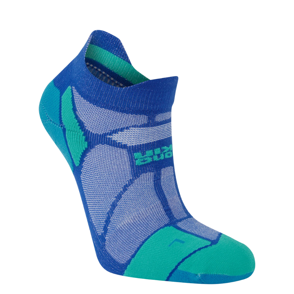 Hilly Marathon Fresh Socklet Socks Sapphire/Teal The Run Hub