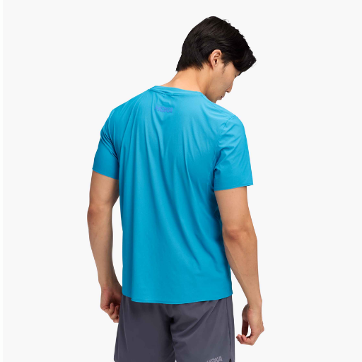 Hoka Airolite Short Sleeve 2.0 | Hoka Blue | The Run Hub