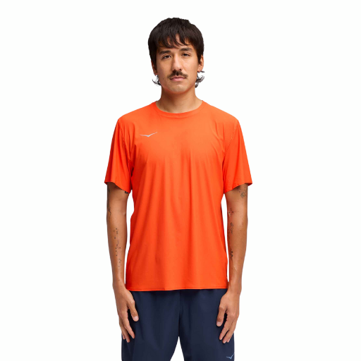 Hoka Airolite Short Sleeve 2.0 | Lava | The Run Hub
