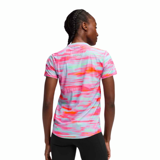 Hoka Airolite Short Sleeve 2.0 | Pink Blurr | The Run Hub