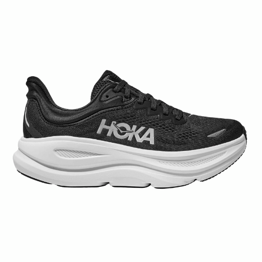 Hoka Bondi 9 | Black & White | The Run Hub
