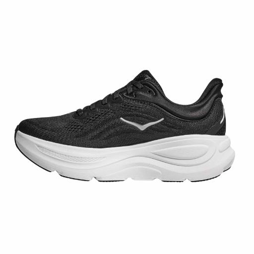 Hoka Bondi 9 | Black & White | The Run Hub