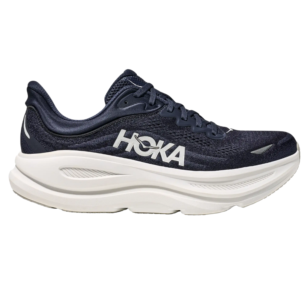 HOKA Bondi 9 | VARSITY NAVY / WHITE | Men's Neutral Shoes | The Run Hub