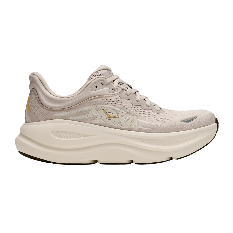 Hoka Bondi 9 | River Rock Grey & Alabaster | The Run Hub