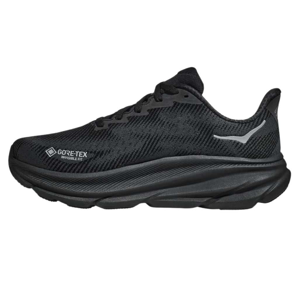 HOKA CLIFTON 9 GTX | 1141470F-BBLC | Black/Black | The run Hub 