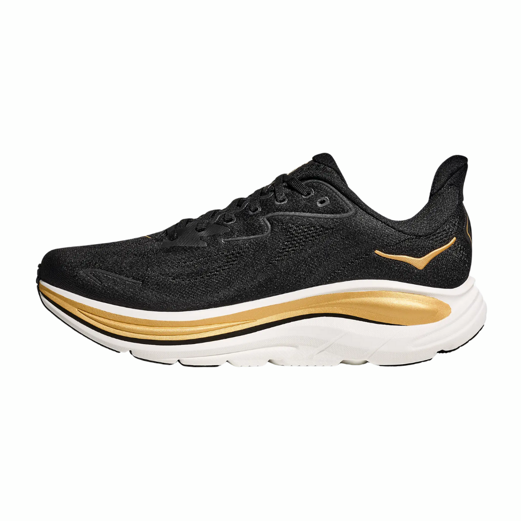Hoka Clifton 10 | Black & Gold | The Run Hub
