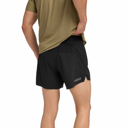 Hoka Glide 5'' Short w/ Brief | Black | The Run Hub
