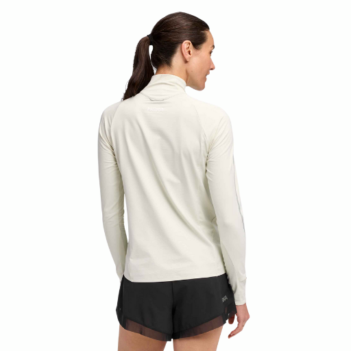 Hoka GlideTech Quarter Zip | Truffle Salt | The Run Hub