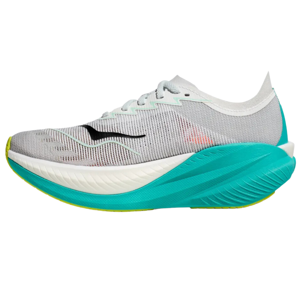 HOKA Mach X 2 | 1155120-FCQ | FROST / ELECTRIC AQUA | Women's Racing Shoes | The Run Hub