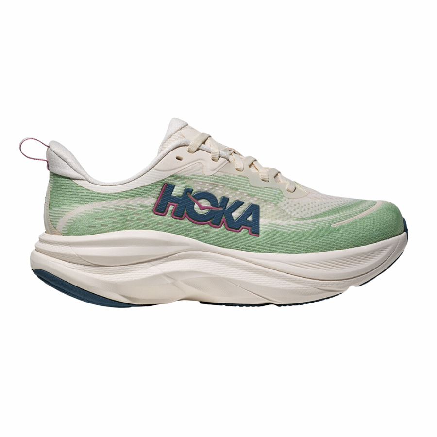 Hoka Skyflow | Alabaster & Vintage Green | The Run Hub